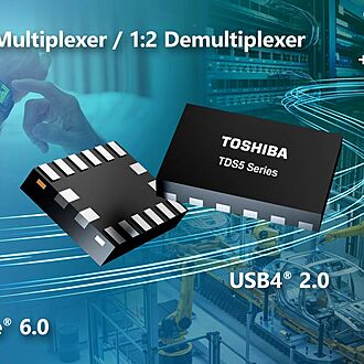 Toshiba launches two new high-speed 2:1 multiplexer / 1:2 demultiplexer (MUX/DEMUX) switches